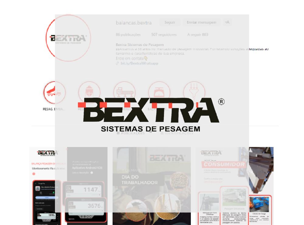 Projeto de Web Design para Bextra, criado pela Conexão Z, agência de marketing digital